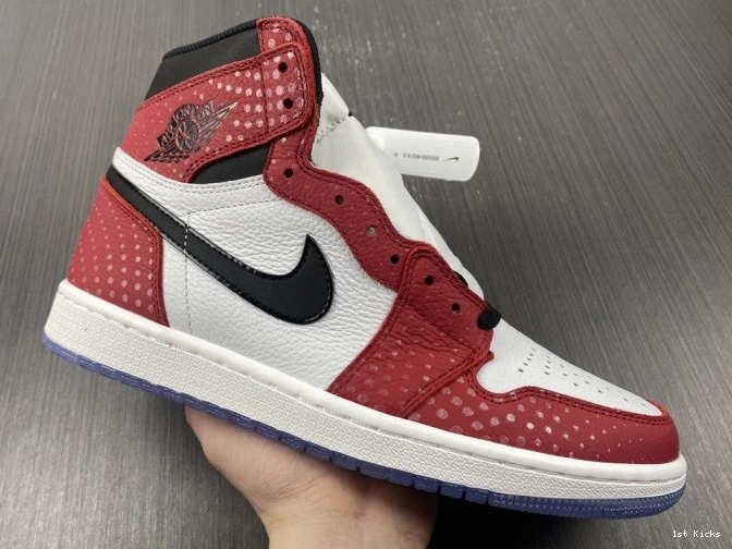 1st Kicks Air OG 555088-602 Origin Story 1 Jordan High Retro 0702